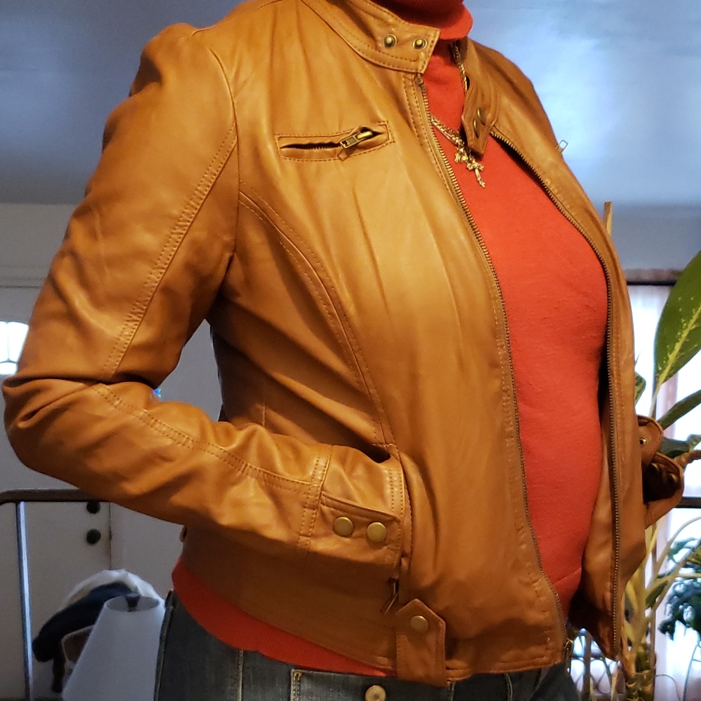 Wet Seal faux leather jacket